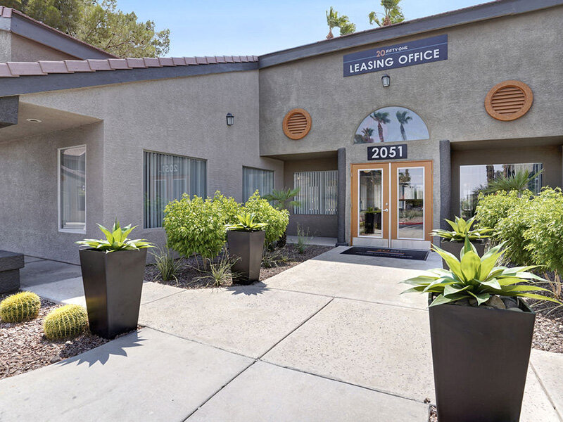 Leasing Office Entrance | 20 Fifty One Apartments
