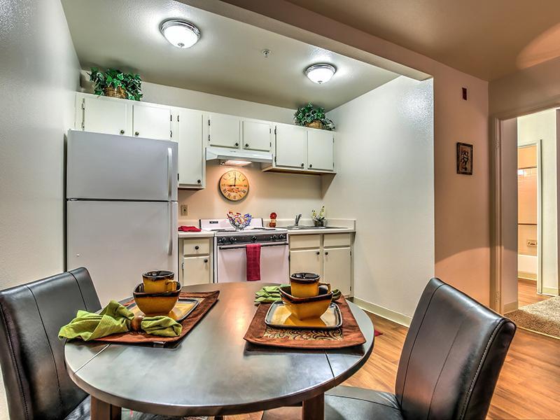 Dining Room and Kitchen | Boulder Palms Apartments in Las Vegas, Nevada