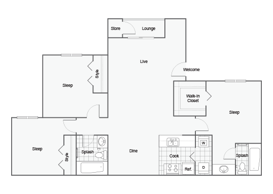 Mojave Flats Floorplan Image