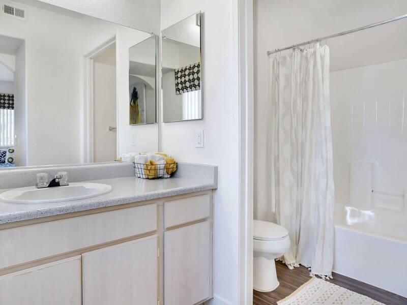Primary Bathroom | Avion at Sunrise Mountain Apartments