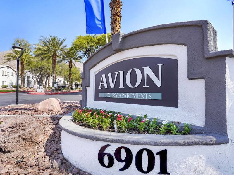 Monument Sign | Avion at Sunrise Mountain Apartments