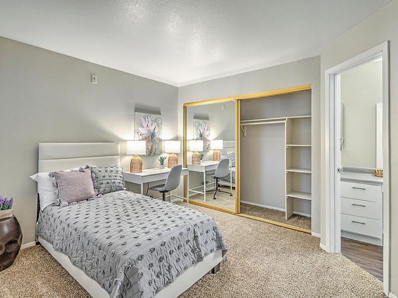 Bedroom with En Suite | Desert Sage Apartments in Las Vegas, NV
