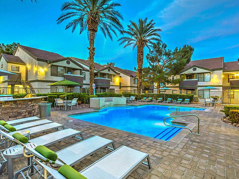 Outdoor Pool | Desert Sage Apartments in Las Vegas, NV