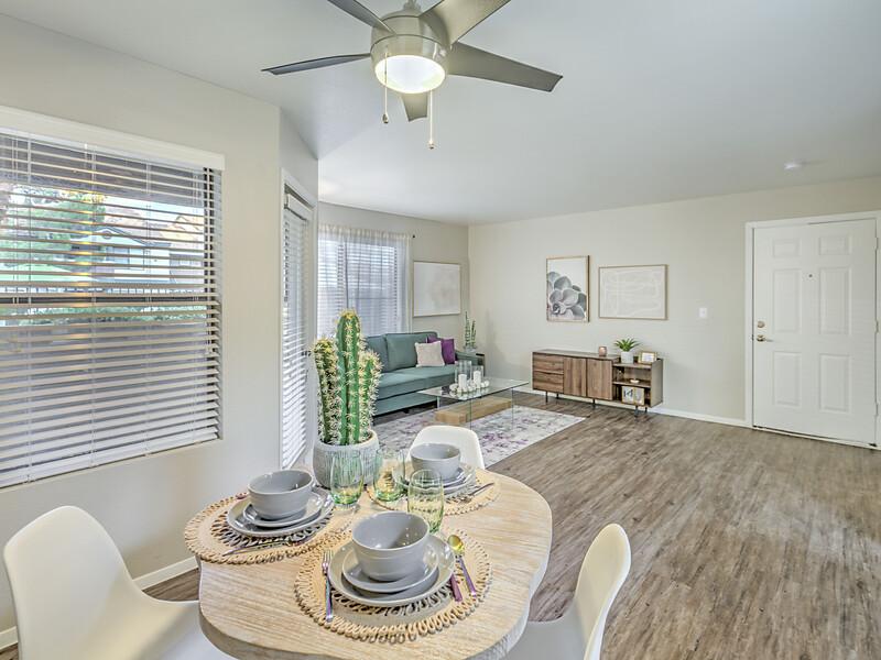 Dining Room and Living Area | Desert Sage Apartments