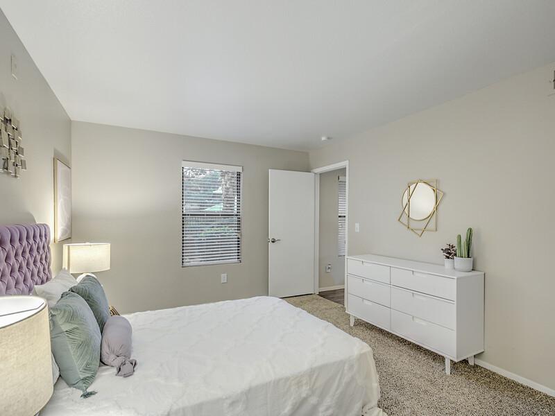Carpeted Bedroom | Desert Sage Apartments
