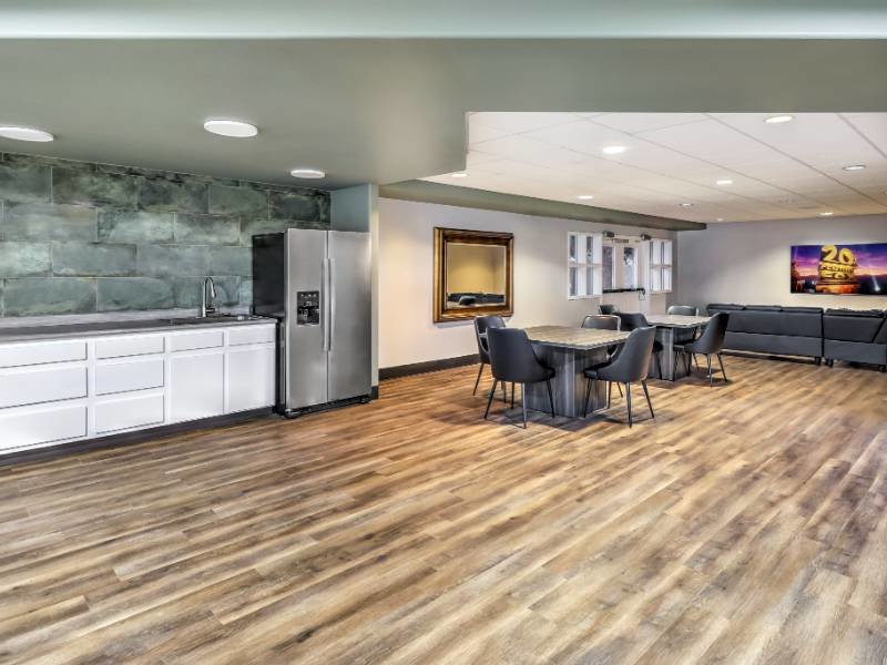Clubhouse Kitchen | River Run Senior Apartments in Boulder City, NV