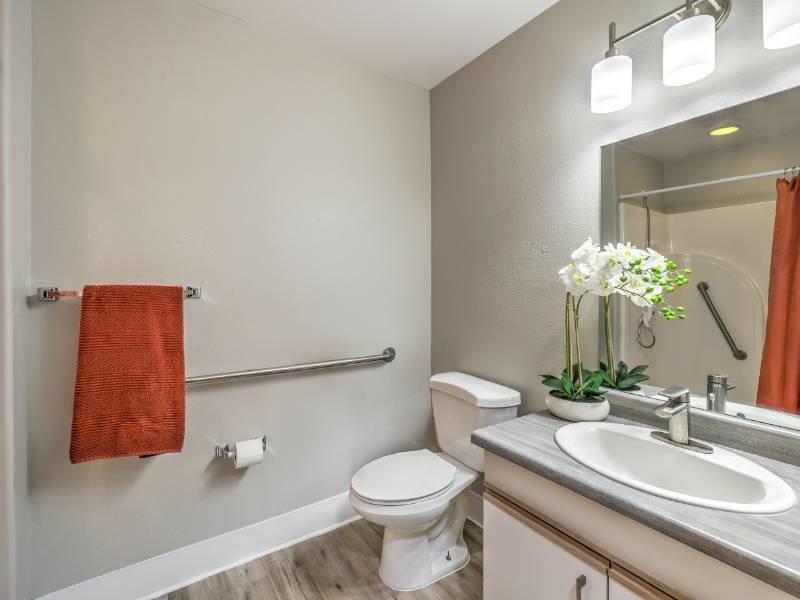 Bathroom | River Run Senior Apartments in Boulder City, NV