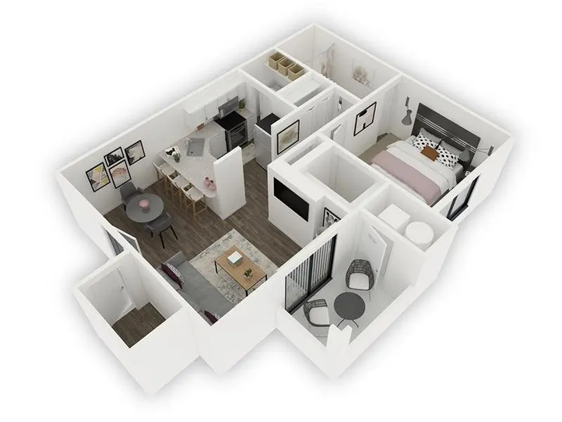 Barcelona (Income Restricted)* floorplan at Santa Fe at Cottonwood