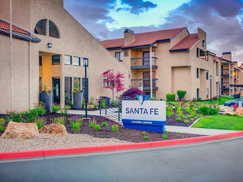 Leasing Office Exterior | Santa Fe at Cottonwood Apartments in Cottonwood Heights, UT
