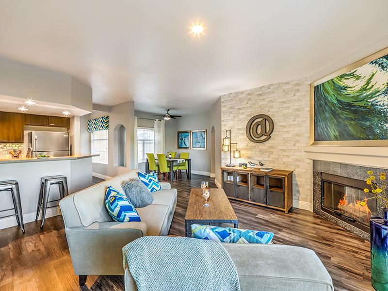 Living Room | Parkway Townhomes