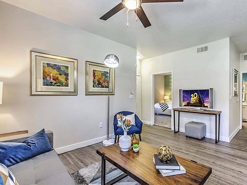 Model Living Room | Palms at Peccole Ranch Apartments in Las Vegas NV
