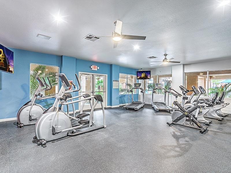 Community Gym | Palms at Peccole Ranch 89117 Apartments
