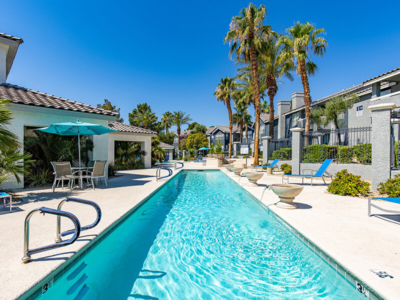 Pool | Palms at Peccole Ranch Apartments in Las Vegas, NV