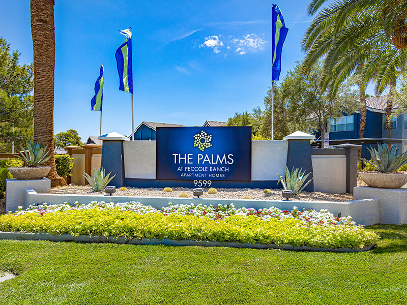 Welcome Sign | Palms at Peccole Ranch Apartments in Las Vegas, NV