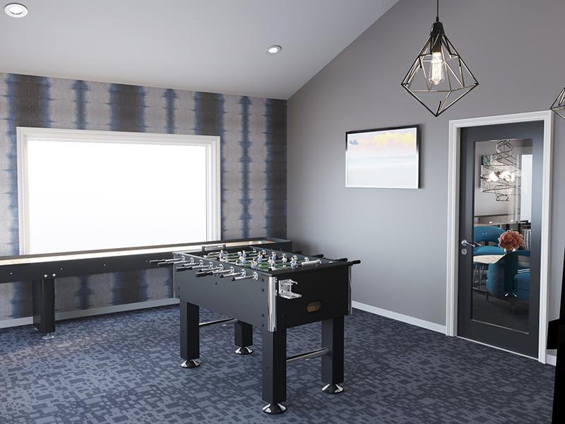 Rendering of Game Room | Passage Apartments