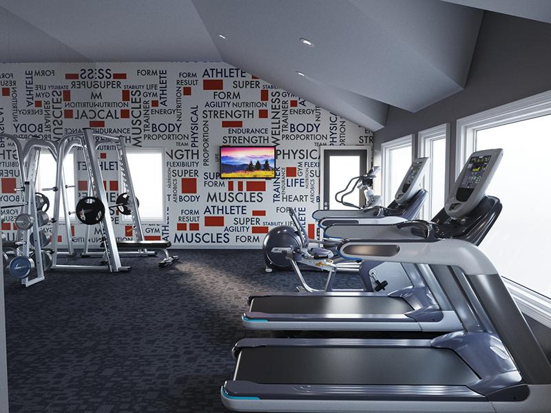 Workout Room | Passage Apartments