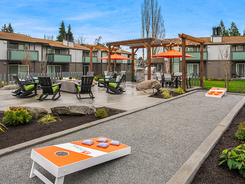 Cornhole | Astoria Apartments in Fife, WA