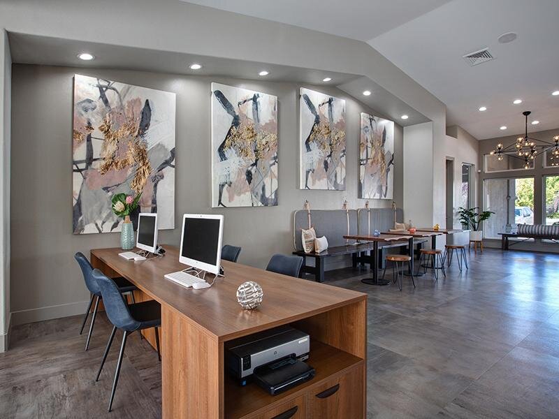 Clubhouse Interior | Horizons at South Meadows 89521 Apartments