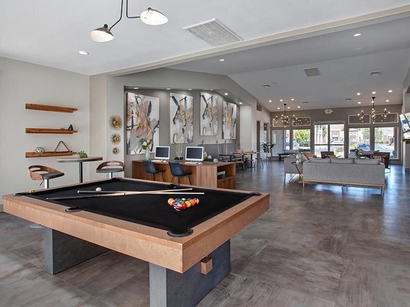 Pool Table | Horizons at South Meadows Apartments in Reno