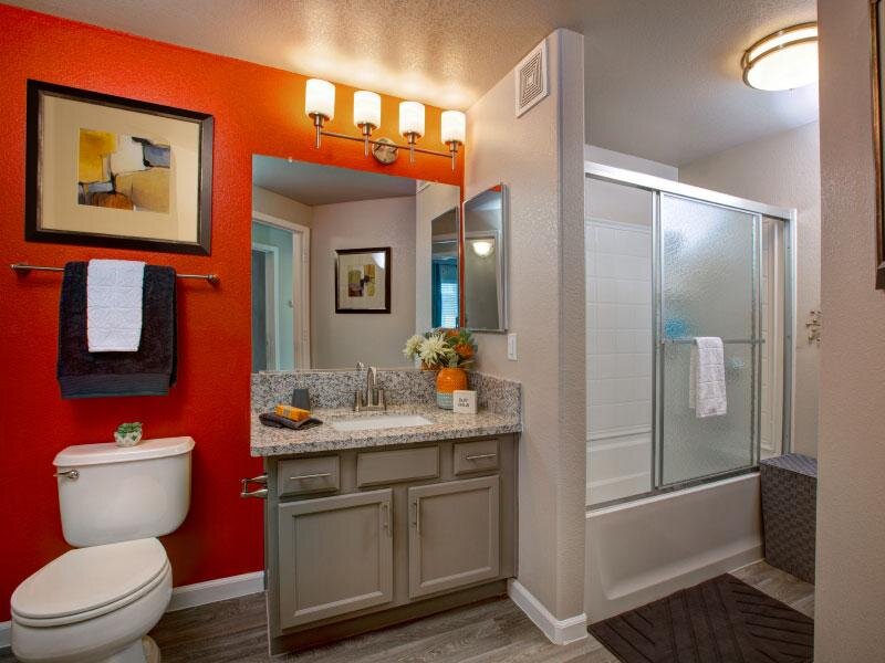 Bathroom | Horizons at South Meadows 89521 Apartments