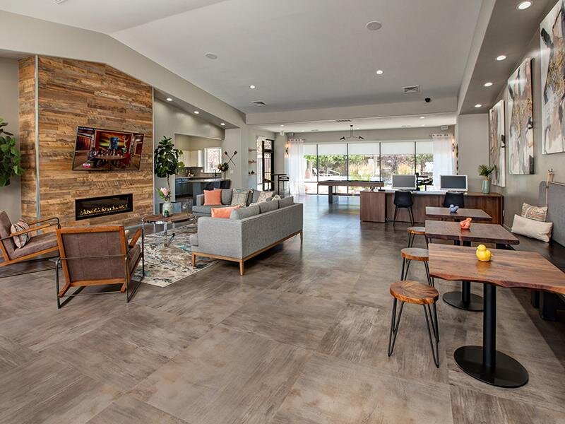 Club House Lobby | Horizons at South Meadows 89521 Apartments