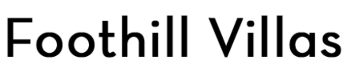 Foothill Villas Logo