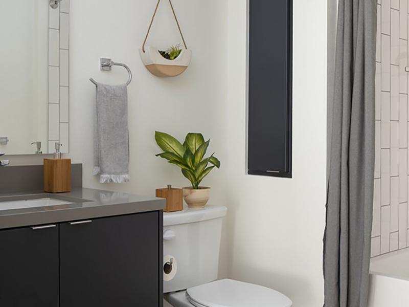 Bathroom | Volta on Pine Apartments in Long Beach, CA