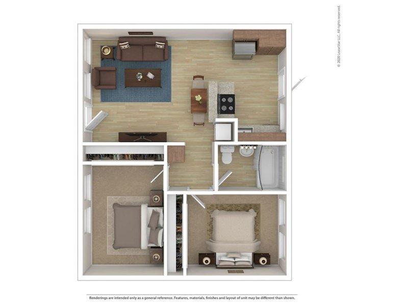 View floor plan image of The Terrace apartment available now