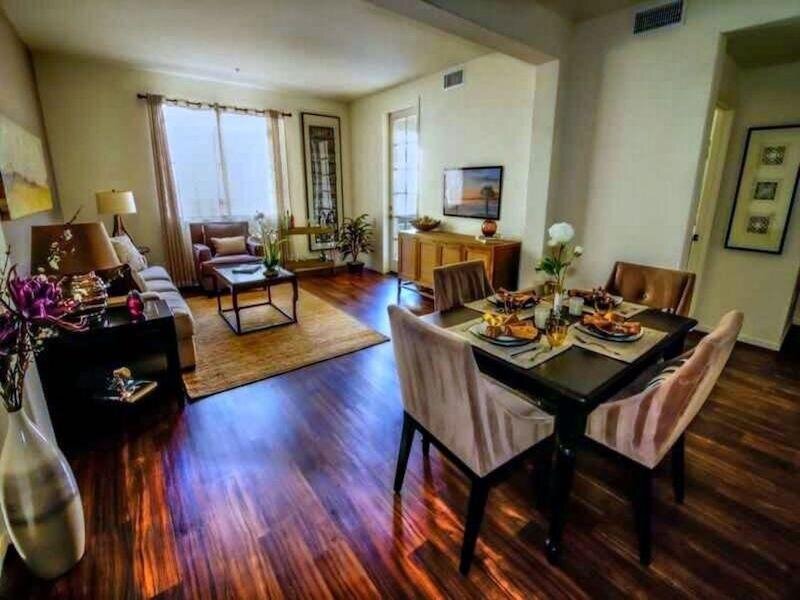 Dining Area and Living Room | The Renaissance at City Center