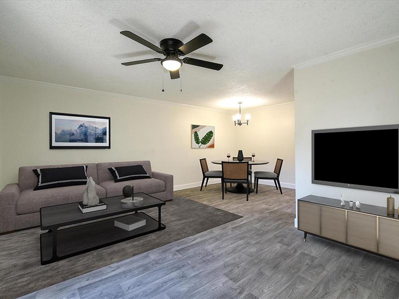 Furnished Living Room | Glenridge Apartments