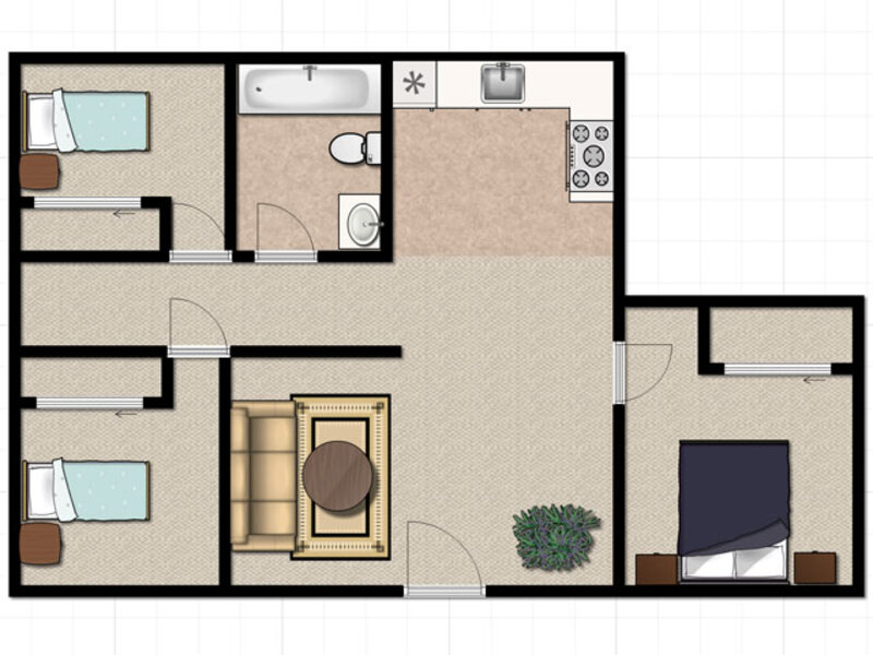 Three Bedroom