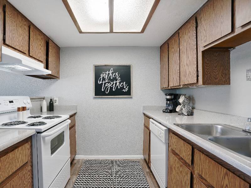 Model Fully Equipped Kitchen | Falcon Glen Apartments