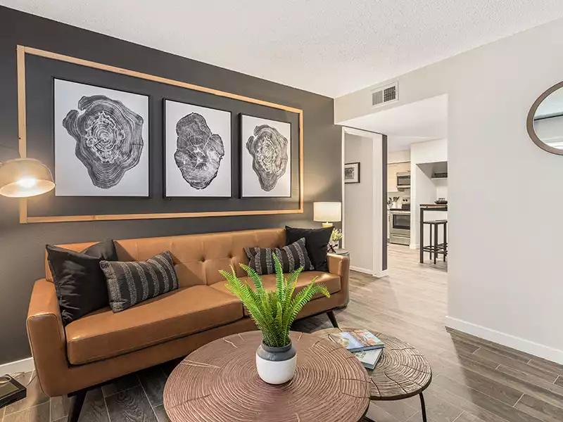 Living Room | Portola West McDowell Apartments in Phoenix, AZ