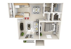 Floorplan for Avia 266 Apartments
