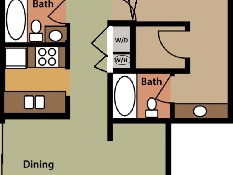 2x2 942 Sq Ft