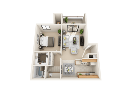 Sun Wood Senior Floorplan Image