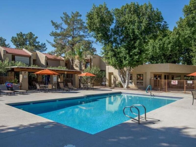 Pool Area | Sun Wood Senior Apartments in Peoria, AZ