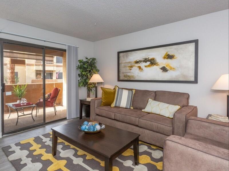 Furnished Living Room | Sun Wood Senior Apartments in Peoria, AZ