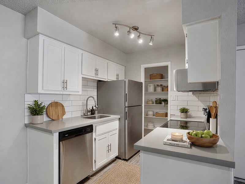 Virtual Staged Kitchen | Prados Apartments at Arcadia
