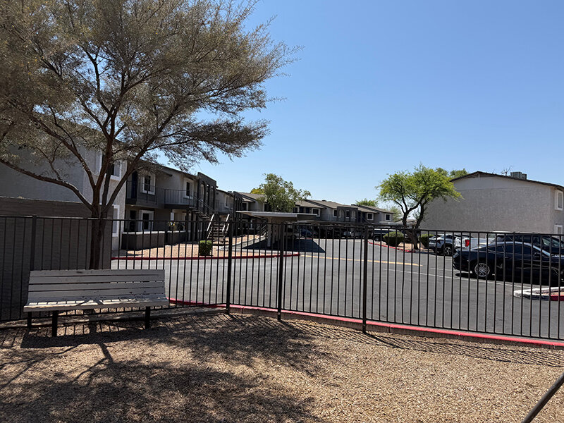 Apartment Complex Playground with Bench | Seventeen 805