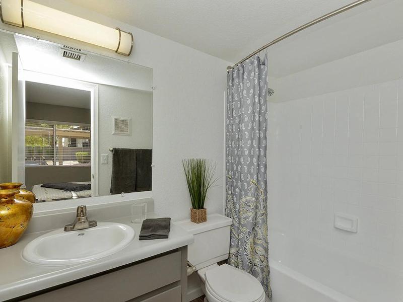 Bathroom | Seventeen 805 an Apartment Community