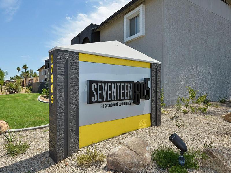 Sign | Seventeen 805 an Apartment Community
