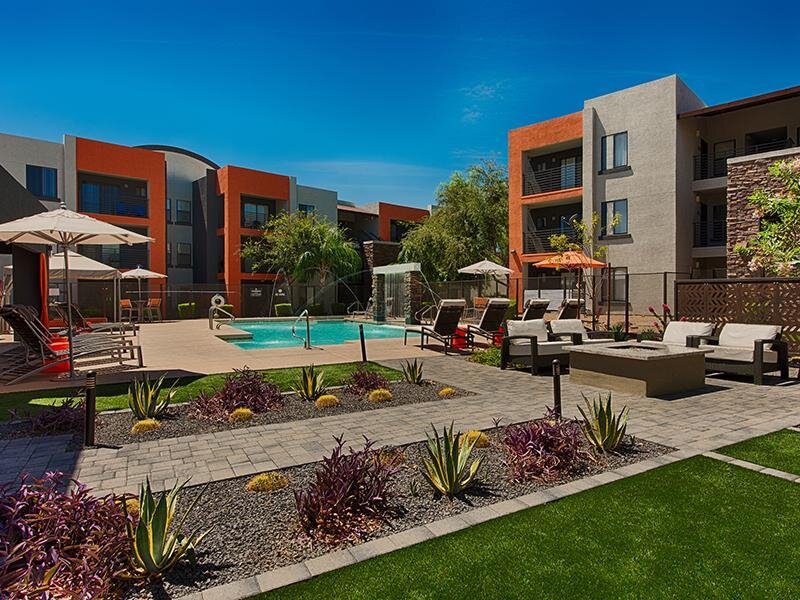 Outdoor Lounge | Harmony at Surprise Apartments