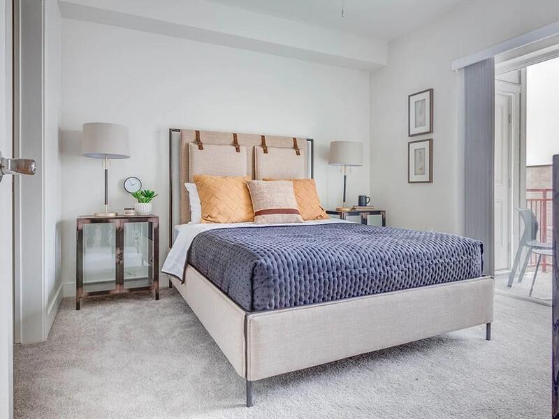 Bedroom | 21Lux Apartments in Salt Lake City, UT