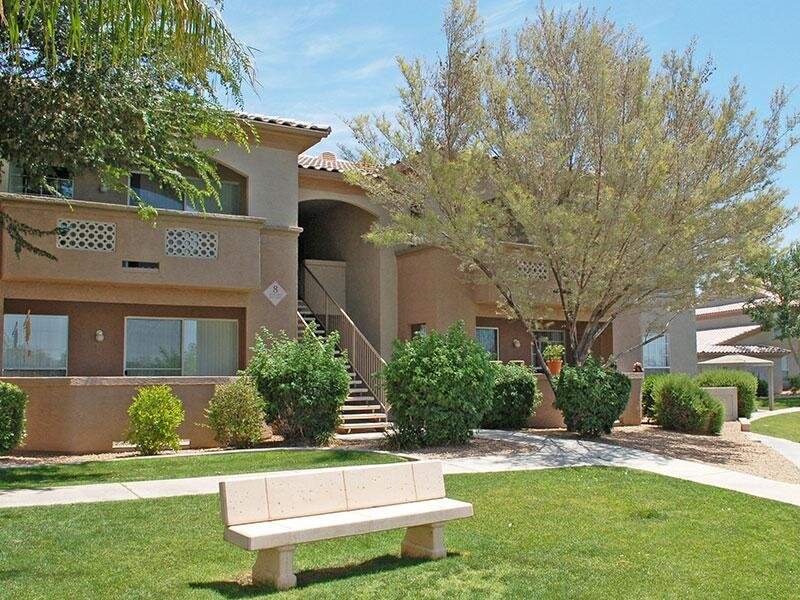 Stone Bench | Ocotillo Bay Apts in Chandler, AZ