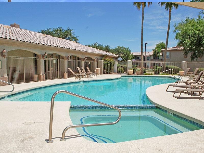 Hot Tub and Pool | Apartments in Chandler, AZ