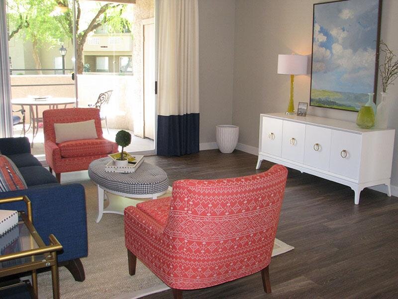 Living Room | Ocotillo Bay Apartments in Chandler, AZ