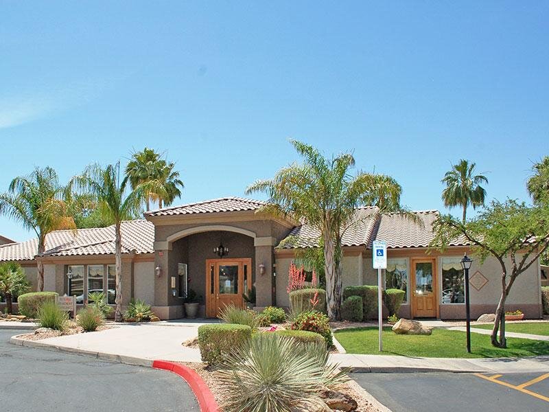 Leasing Office Exterior | Ocotillo Bay Apartments in Chandler, AZ