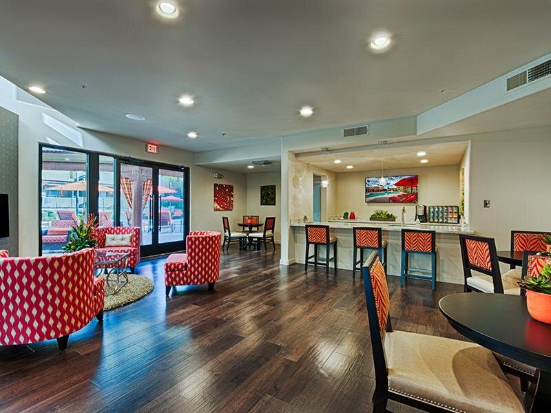 Clubhouse Interior | Casa Santa Fe Apts in Scottsdale, AZ