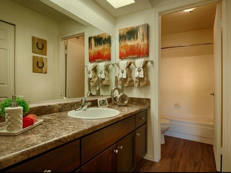 Bathroom Sink | Casa Santa Fe Apartments